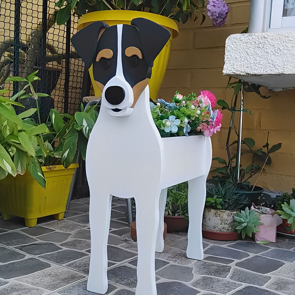 Macetero Fox Terrier Chileno