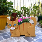 Macetero Gato Naranja