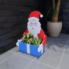 Macetero Santa Navideño