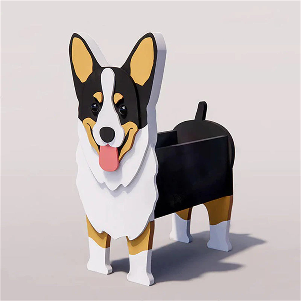 Macetero Corgi Tricolor