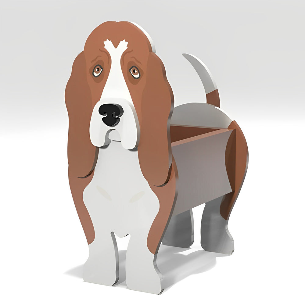 Macetero Basset Hound