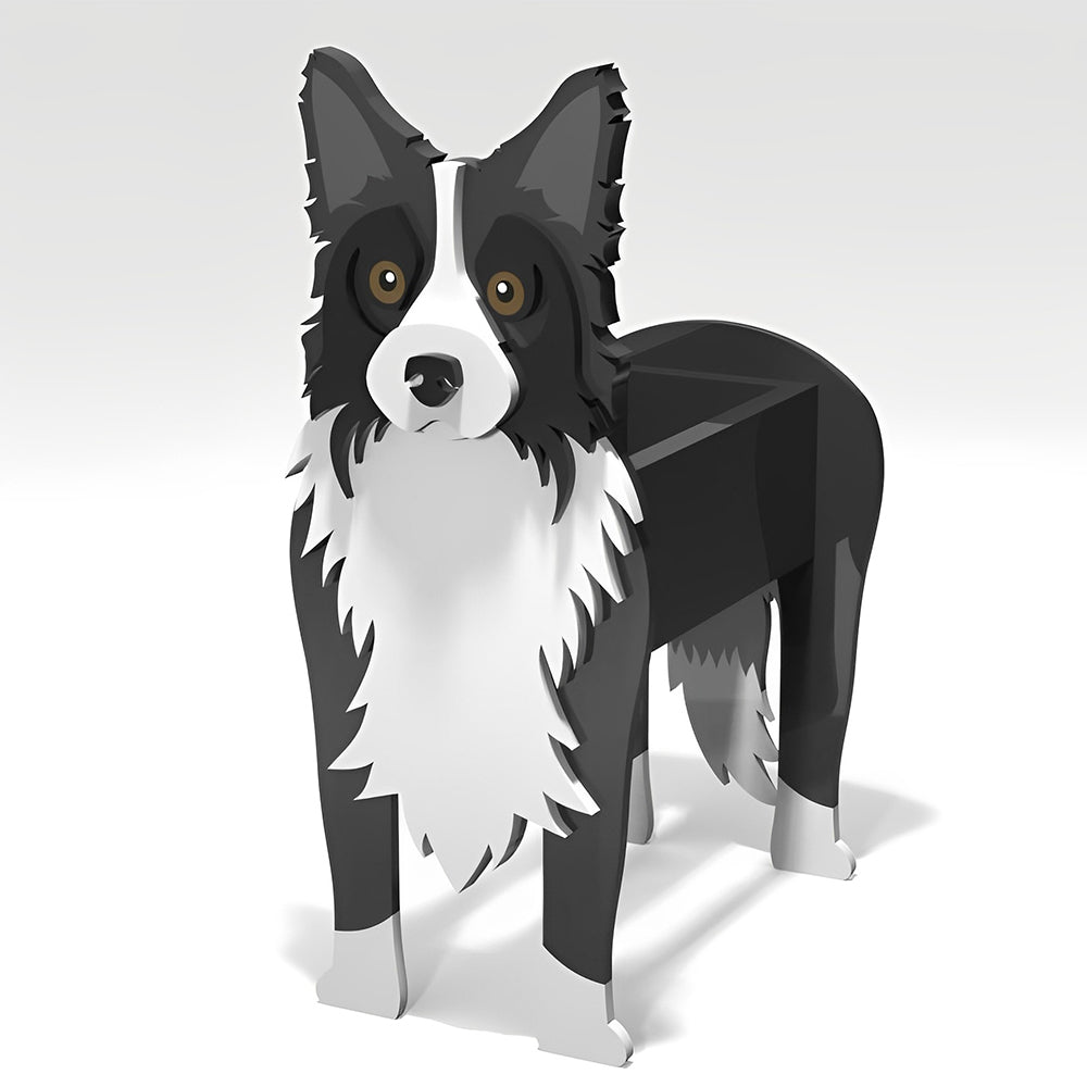 Macetero Border Collie